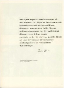 Giugno 1969 - Napoli - Congresso Nazionale dei Pueri Cantores