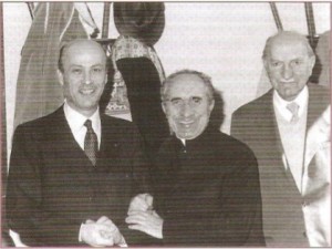 Luigi Toja, don Ermanno Alemanni e Dante Restelli