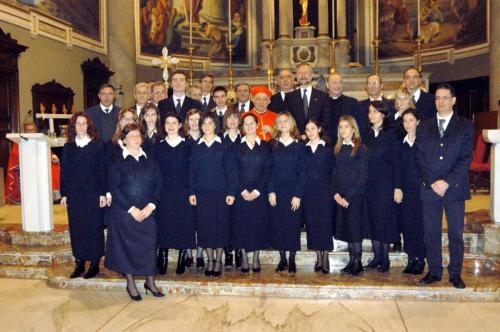 Novembre 2004 - Concerto di S. Cecilia alla presenza di S.E. Card. Dionigi Tettamanzi