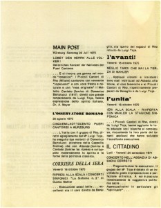 Articoli di giornali d'epoca